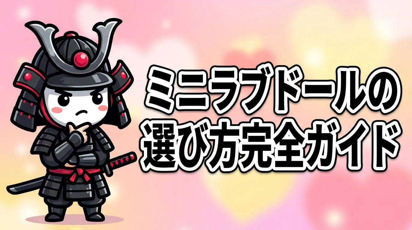 ミニラブドールの選び方完全ガイド！おすすめサイズ・素材の違いから服の探し方まで